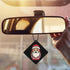 Generic Christmas Russian Nesting Dolls Car Air Freshener Hanging Aromatherapy Tablets for Car Accessories Rhombus