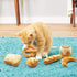 Bread Catnip Toys - Indoor Interactive Chew Bite Kick Toy Set, 6 Pack Plush Catmint Birthday Presents
