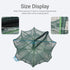 Generic Foldable Minnow Trap,Crab Trap,Fishing Net,Bait Cage for Crabs Minnow Lobster Shrimp Crawfish