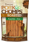 Pork Chomps Roasted Pork Skin Dog Chews, 5 Inch Mini Twists, 20