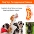 Tough Dog Toys for Large Breed Aggressive Chewers, Durable Indestructible Chew Toy, Hot Dog Dog Toy
