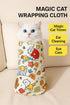 Trimming, Cat Wrap for Nail Magic Grooming Blanket Anti-Scratch Restraint Bag for Cats, Self-Adhesive, Breathable