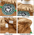 Latte Dog Costume, Funny Iced Coffee Outfit for Halloween, Winter Warm Cosplay for Small Medium Dogs