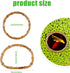 2pcs Aquarium Feeding Rings, Wooden Fish Feeding Rings Fish Tanks Plant Corral Floating Plant Feeding Rings for Keeping Floating Plants in Place Fits Fish Tanks and Aquarium