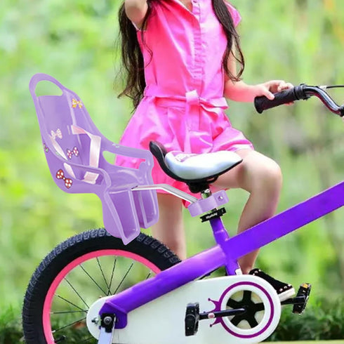 Generic Doll Bike Seat, Cute Babys Doll Carrier Seat for Kids Bike, Funny Children Car Dolls Seats with DIY Stickers