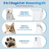 PETYGO 3-in-1 Trimmer 5 Dog & Cat Grooming Kit - Rechargeable Cordless Pet Hair Clippers with Nail Grinder & Paw