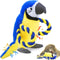 Upgraded Dog Squeak Toys, Tug of War Squeaky Parrot Toys with Strong Pull Rope for Small, Medium, Large Dogs
