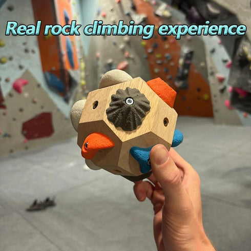 BEEUHLIL 3D Handcrafted Boulder Block - Build Strength and Precision, Rock Climbers Gift for Mountain Climbing Present