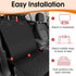 2 Pack NECKORY Front Dog Seat Cover, Waterproof Car Seat Covers for Dogs Nonslip Scratch-Proof Dog Seat Cover Front