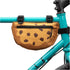 Snack! Chocolate Chip Cookie Bike Bag Fun Bicycle Frame & Handlebar Bag with Adjustable Straps Mounts on Top Tubes