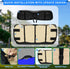 (20000 iLSKW Golf Cart Seat Covers for Club Car DS to Up) Seat Cover OEM Front,Breathable Fabric and Leather Front Seat