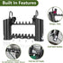 Generic 16-Club 12-Ball Golf Stroller Attachment, & Capacity with Adjustable Straps, Universal Fit, Golf Club Holder