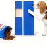 Dog Nail Scratch Pad with Treat Box, Solid Wood Nail Filing Board That Trims Nails Naturally Without Clippers for Dogs