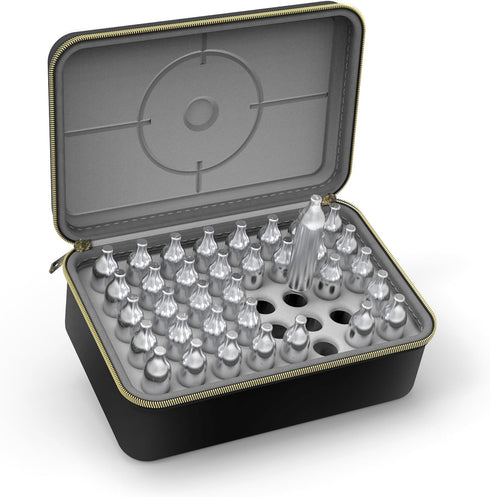 SHBC Silent 12g Co2 Cartridges Case, 40 Slots Safe Storage for Airsoft Pistols, BB Guns Co2 Cartridges Organizer