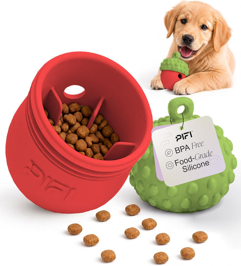PiFi Interactive Dog Toys for Small Dogs, Treat Dispensing Dog Toy for