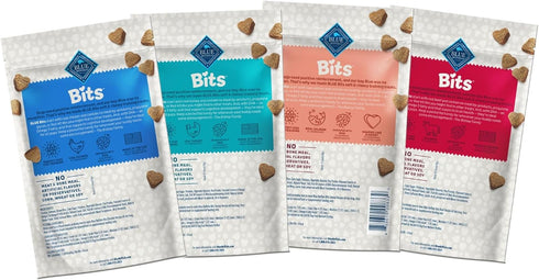 4-oz Pack, 4 Blue Buffalo Bits Soft Dog Treats for Training, Made with Natural Ingredients & Enhanced with DHA, Beef