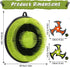 Crlincen Set 4 12in Axe Throwing Game for Adults and Kids: Bristle Axe Target Board Game with Throwing Stars, No Drill
