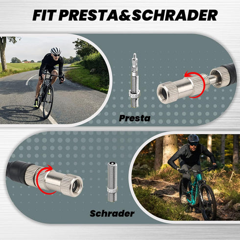 Hycline Shock Pump for Mountain Bike, High Pressure 300 Psi for Bicycle Suspension with Gauge