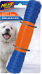 Nerf Dog 8in TPR EXO Squeak Stick, Blue/Orange Color