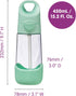 15oz b.box Tritan Kids Water Bottle - Kids Water Bottle w/Straw for School, Sports, Daycare - Leakproof - Ergonomic