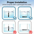 50W 100W Small Submersible Aquarium Heater, Constant Temperature 77?, Suitable for Saltwater and Freshwater Fish Tanks
