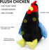 Playology Dog Toys | Plush Toy Hen Stuffed Animal for Dogs | Medium Chicken Scented Toy - Easy to Clean and Made from