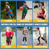 Kids / Youth Sports Honeycomb Compression Knee Pad and Elbow Pads, Protective Gear for Various Sports