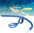 Swim Snorkel for Lap Swimming, Front Mounted Breath Gear with Silicone Mouthpiece