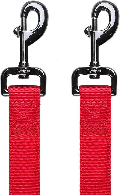 Premium 12 Inches Nylon Short Dog Leash with Heavy Duty Clip and Comfortable Padded Handle for Daily Use