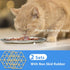 Stainless Steel Cat Dishes for Food and Water Bowls for Small and Medium Pets Relief of Whisker Fatigue -2 Sets Shallow Style