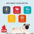 PLATO Pet Treats Air Dried Small Bites Dog Treats, Natural Real Meat & Lamb, Grain Free, 6oz