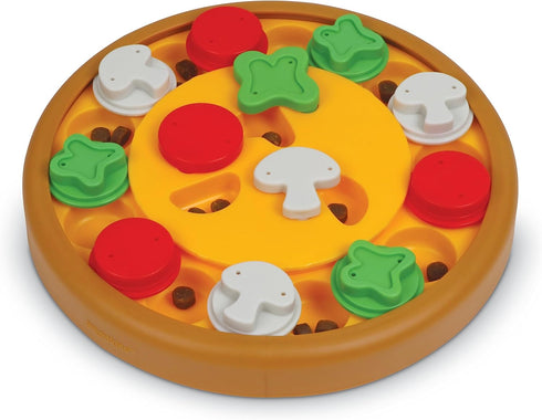 Brightkins Pizza Party! Treat Puzzle - Interactive Dog Puzzle Toys, Fun Gifts for Dogs