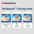 HONEY CARE All-Absorb Dog and Puppy Training Pads, Large 22" x 23", 100 Count, Blue