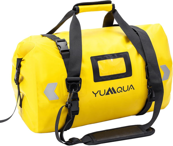 Waterproof Duffle Bag, Large Heavy Duty Travel Dry Duffel Bag for Outdoor Activities, 40L Yellow