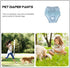 Dog Sanitary Pants Puppy Diaper Pantie Cotton Lace Blue S Female Dog Period Underwear Pet Diaper for Incontinence