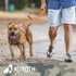 AUROTH 6FT/4.5FT Dog Leash for Large Dogs, Heavy Duty Bungee, No Pull with 2 Padded Handles, Orange