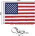 Universal Boat Flag Marine with 4 Boat Flag Pole Kits, USA Flag with 50 Embroidered Stars
