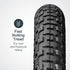 Schwinn Replacement Bike Tire, Mountain Bike, Fast Rolling Tread, 20 x 2.12-Inch