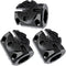 LaWana Kayak Rail Adapter, Black Kayak Rail Mount Compatible with Hobie H-Rail and MightyMount Duo Rails, Kayak Fishing