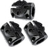 LaWana Kayak Rail Adapter, Black Kayak Rail Mount Compatible with Hobie H-Rail and MightyMount Duo Rails, Kayak Fishing