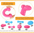 Jenaai 50 Pack Puppy Chew Toys for Teething, Soft Interactive Dog Toys, Assorted Styles for Small Dogs Anxiety Relief