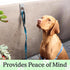 Canine Hitch, Secure Dog Leash Wall Hook with Stainless Steel & ABS Mounting Plate for Efficient Leash Management
