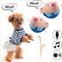 Active Moving Pet Plush Toy, Interactive Dog Toys, USB Rechargeable Washable Cartoon Pig Sound Electronic Dog Toy,