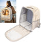 Cat Backpack Carrier, Large Capacity Transparent Ventilated Travel Bag for Cats, Kittens, and Puppies