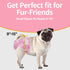 Hole(Pink,36S) Pet Soft Dog Diapers Female, Disposable Female Dog Diaper, Doggie Diapers for Cat Puppy with Adjustable