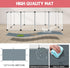 20 48" 24" 16" Panels Small Animals Playpen, x x Transparent Pet Playpen with Waterproof Mat,Portable Plastic Enclosure