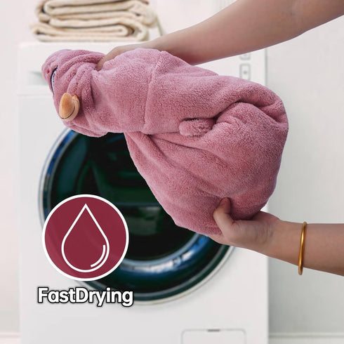 Dog Bathrobe - Dog Drying Coat, Microfibre Material Fast Drying Super Absorbent Towel, Magic Sticker & Belly Strap