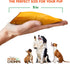 10 Count Pork Chomps Roasted Pork Skin Dog Chews, Ear Shapes