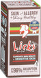Licks Pill-Free Dog Skin & Allergy Relief - Omega 3 Vitamins & Supplements for Itch Relief, Turmeric Supplement Gel