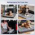 Dog Bed Mat, Reversible Dog Crate Pad, Washable Pet Sleeping Mattress for Small Medium Dogs XB009 (30''x20'', Grey)